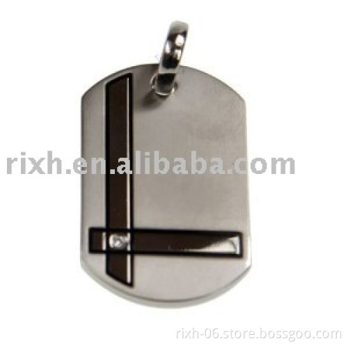 titanium cool dog tag necklaces,titanium pendant